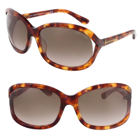 Tom Ford Accessories - New TOM FORD Vivienne Havana Oval Sunglasses